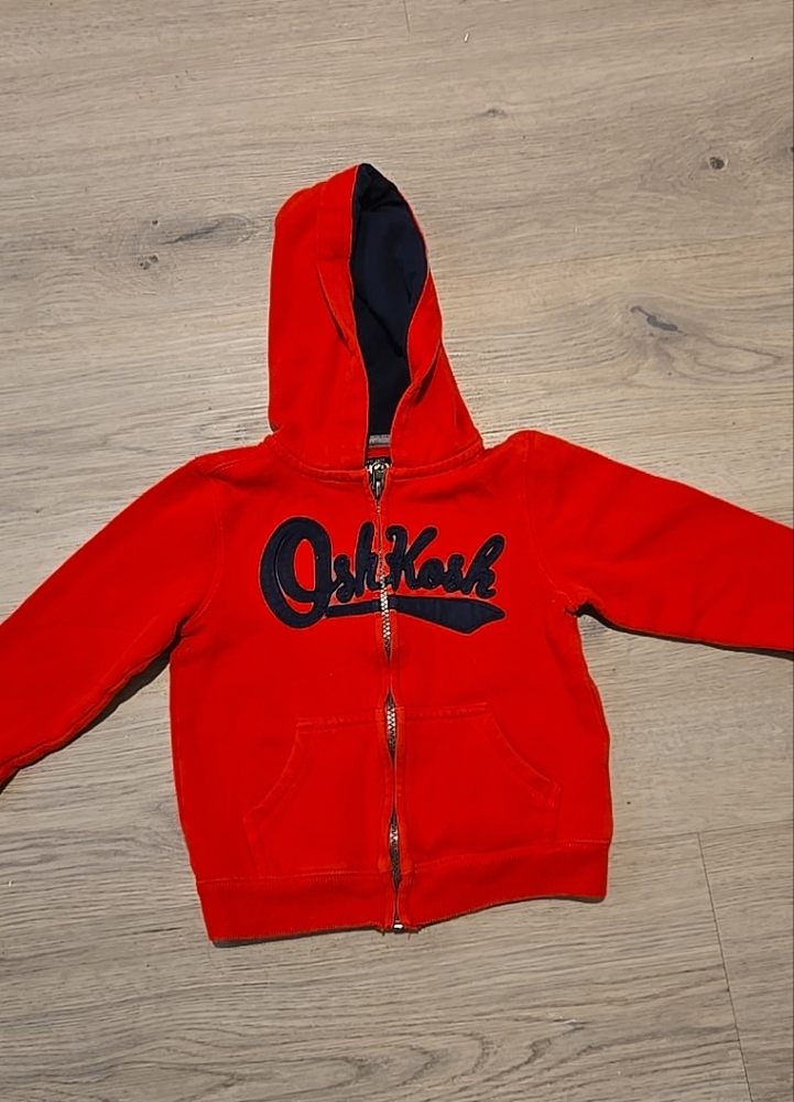 OshKosh B'gosh Red Zip-Up Hoodie